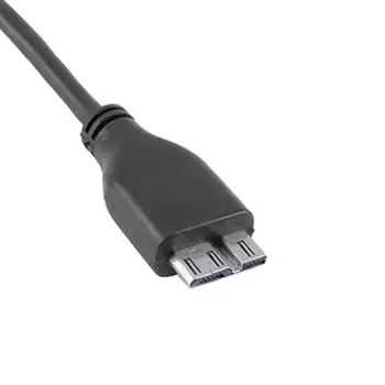 0,4 m USB 3.0 Vīriešu Tipa Mikro B Kabeļu USB3.0 Datu Pagarināšanu SINHRONIZĀCIJA, Ārējo Cieto Disku, Diska HDD Converter Adaptera Vadu