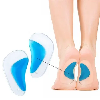 1 pāris korektīvo zolīte no arch nodrošina ortopēdisko ortopēdisko zolīti kāju plakanās pēdas ieliktņi, Pēdu kopšanas līdzeklis pieaugušiem bērniem
