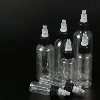 10 20 30 50 60 80 100 ml Jaunu Adatu Padoms Uzpildāmas Pudeles Plastmasas Šķidruma Tvertni Iztukšot Skaidrs Izspiest Pudeles Pilinātāju 50gab/daudz