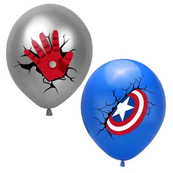 10 gab./daudz Super Varonis Balonu Disney Zirnekļcilvēka 12inch Lateksa Baloni, Bērnu Dzimšanas dienas svinības Apdare Baby Duša, gaisa Baloni