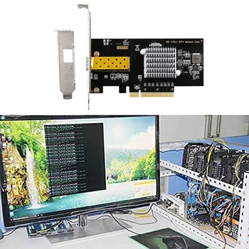 10 PCIE Gigabit Tīkla Karte 82599 Servera Optiskās Šķiedras Darbvirsmas PCI-E X8 LAN Adapteri SFP 10Gbit Tīkla Karte