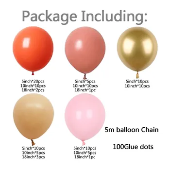 115Pcs Sarkano Balonu Arkas Vainags Rožu Zelta Chorme Metāla Baloni Romantisku Kāzu Puse, Apdares Dzimšanas dienas Balonus