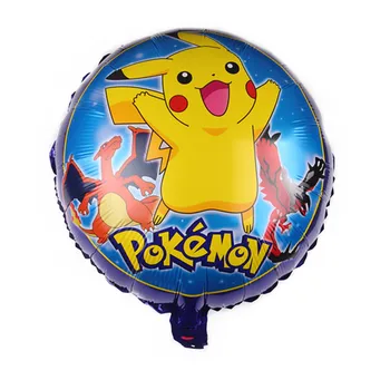 18 collu Pokemon Pikachu Elf Bumbu Alumīnija Filmu Balonu Karikatūra Anime Bērnu Dzimšanas dienas, Bērnu Dienas Puse Baloni