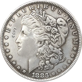 1883 ASV Morgan Dolāru monētu KOPIJAS