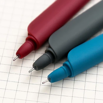1GB 0.5 mm 3 In 1 Daudzfunkciju Retro Krāsu Gēla Pildspalvu, Lineālu, Pildspalvu Grāmatzīmes Pildspalvu