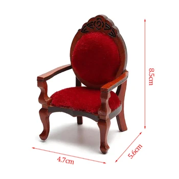 1gb 1:12 leļļu Namiņš Mini Dīvāns Krēsls Krēsla Spilvens Mēbeles Modelis Namiņš Decoraton Lieliska Dāvana