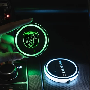 1gb LED Auto Kausa Turētāja Apakšā Spilventiņu Gaismas Rotā Kalniņi, ņemot vērā Jaguar XF XJ F-Tips ir E-F Tipa-Pace E-Pace X-Type S-Veida XKR