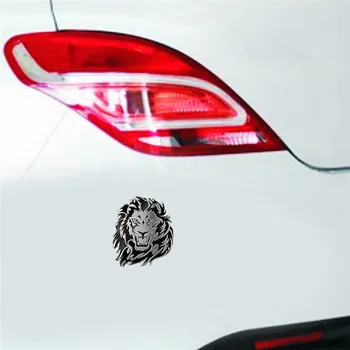 1pc 3D auto Alumīnija sakausējuma uzlīme personības lauva auto logo, emblēmas, emblēmu asti decal