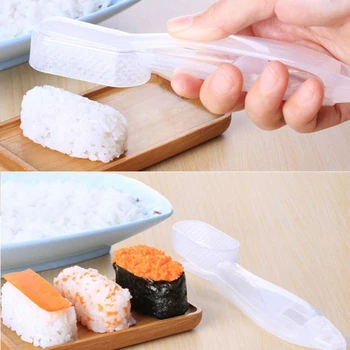 1pc Nigiri Suši Pelējuma Onigiri Maker Karakuģis Suši Pelējuma Bento Rīsu Bumbu Padarot Viegli Komplekts Maker Virtuves Rīki