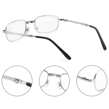 1Set Unisex Locīšanas Lasīšanas Brilles ar Lodziņu, Ultra-light bez apmales Brilles, Aizsargbrilles, Magnētisko TR vecuma tālredzība Briļļu+1.0~4.0
