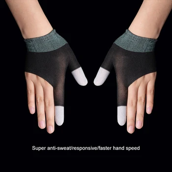 2 Gab. Tālruņa Spēles Sviedri Izturīgas Pirkstu Cimdi Īkšķus Pirkstu Segtu Anti-slip Gultiņa čaula PUBG Touch Ekrāna Spēle Praktiski Piekļuve