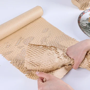 20/50m Kraft Ietinamais Papīrs Šūnu Polsterējuma Wrap Roll Dāvanu Iesaiņošanas Materiāli, Iepakojuma Papīrs Vintage Kāzu Dzimšanas dienas svinības