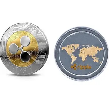 2018 1gb Ripple monētas XRP KRIPTOGRĀFIJAS Piemiņas Ripple XRP Coin Dāvanu