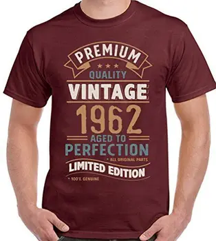 2019 Jaunu Zīmolu Vīriešu Vīriešu Ikdienas Fitnesa vīnogu Novākšanas Gads 1962 - Limited Edition 56. Dzimšanas dienu Mens Smieklīgi T-Krekls 56 gadus Vecs T-Krekls