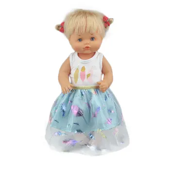 2020 jauki Jaunas Lelles Kleitu 42 cm Nenuco Lelle 17 Collas Bērnu Leļļu Apģērbs