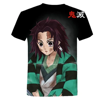 2020 Jaunu 3D Japāņu Anime t-krekls Punk Rock t krekls Vīriešiem Smieklīgi Izdrukāt Gadījuma T O-veida Kakla Hip Hop, Vasaras Īsām Piedurknēm XS-6XL