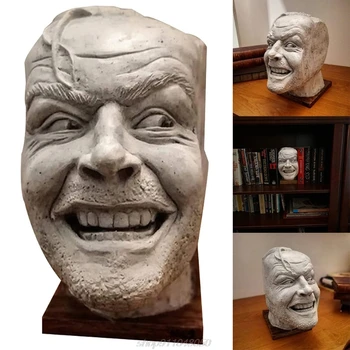 2022. gadā Skulptūra Spīd Bookend Bibliotēkā Lūk, Johnny Skulptūru Sveķu Darbvirsmas Rotājumu Grāmatu Plauktā Mājās Apdare Dropship