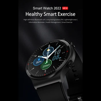 2022 JAUNU Biznesa Vīriešiem Smart Skatīties Sirdsdarbības Bluetooth Zvanu Miega Uzraudzības Sporta Fitnesa Tracker Android, IOS Smartwatch