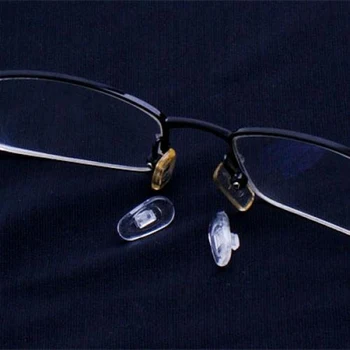 25 Pāriem Universāls Anti-slip Mīksta Silikona Saulesbrilles, Brilles Deguna Spilventiņi (Caurspīdīga)