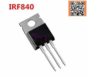 2GAB IRF840 TO-220 IRF840PBF TO220 jaunu un oriģinālu IC labas kvalitātes