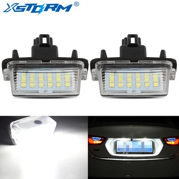 2gab Xenon White LED Auto Numura un numura zīmju Apgaismojums Piederumi, Lukturi Canbus 12V Toyota Corolla Camry Prius, Yaris