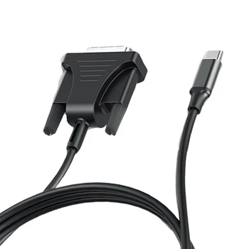2m 10Gbps USB 3.1 Tips C-DVI Vīriešu Adaptera Kabelis HDMI-saderīgam Pārveidotājs Kabelis Macbook Air 3.1 Adaptera Kabelis