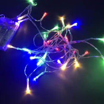 2M 3M 4M 5M 10M LED String Gaismas 3* * AA Bateriju Darbināmas Ūdensizturīgs Pasaku Ziemassvētku Gaismas Brīvdienu Puse, Kāzu Dekorēšana