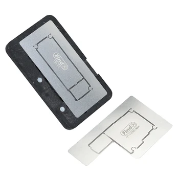 3 in 1 BGA Trafaretu Reballing Kit for iPhone 11/11 Pro/11 Pro, Max Pamatplates Vidū Rāmja Stādīšanas Alvas Plāksnes Reballing