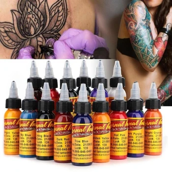 30m Krāsa Tetovējums Tintes Profesionālās DIY Tetovējums Pigmenta Prakses Tetovējums Tintes Body Art Krāsas Tetovējums, Tetovējums Krāsu Pigmentu