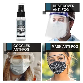 30ml Anti Miglas Spray Briļļu Lēcas Tīrītājs 48h Ilgstošu Defogger Brilles, Aizsargbrilles, Slēpošanas Maskas Spoguļi un Logi