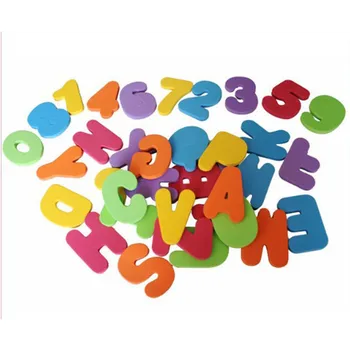 36PCs/set Burtciparu Vēstuli, Vannas Puzzle EVA Bērniem Baby Rotaļlietas Jaunas Agrīnās Izglītības Bērniem Vanna Smieklīgi Rotaļlietas