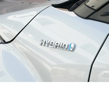 3D Auto Optiskā Hibrīda logotips Metāla Automašīnu Uzlīmes Emblēmu Auto Emblēma Decal 