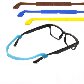 3Pc Augstas Elastības Anti Slip Silikona Saulesbrilles, Brilles Auklas Brilles Ķēdes Vadu Turētājs String Troses