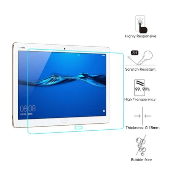 3PCS Ekrāna Aizsargs, Lai Huawei MediaPad M3 8.0 8.4 10.1 Lite 10 CPN-AL00 BTV-W09 L09 BAH-W09 PET Tablete Aizsardzības Plēves