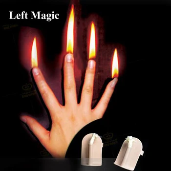 4 Gab./ Komplekts Pirkstu Uguns Burvju Triki Slēgt Posmā Burvju Butaforijas Profesionālās Burvis Ilūzijas Veidojums Piederumi