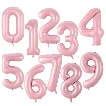 40 Collu Macaron Zilā, Rozā, Folija Baloni Skaits 0 1 2 3 4 5 6 7 8 9 Dzimšanas Dienas Svinības Baby Dušas Kāzu Dekorēšana Festivāls Ballon
