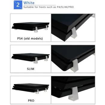 4gab/set Horizontālā Konsole Kandidēt PS4 Mount Pagarināšanu Statņa Balstenis Extender Turētājs piederumi ps4 konsoles Pro Slim