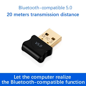 5.0 Bluetooth-savietojams Adapteris, USB Raidītājs Pc Datoru Receptoru Klēpjdatoru Austiņas Audio Printeri Datu Dongle Uztvērēju