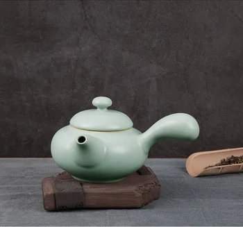 5 Veidi, Retro, Ķīnas Ru Keramikas Apdedzināšanas Krāsns Tējkannas Xishi Banka Var Paaugstināt Gracked Glazūru Tējas Katlā Sadzīves Vienā Katlā Kung Fu Teaware Komplekts