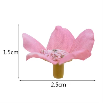 50gab 2cm Mini Zīda, Mākslīgā Daisy Ziedu Galvas DIY Rotangpalmas Vainags Galvassegu Viltus Ziedi Mājas Puse, Kāzu Dekorēšana