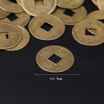 50GAB Antikvariāts, Laimi, Naudu, Monētas, Veiksmi, Laimi, Bagātību Ķīniešu Feng Shui Laimīgs Ching Senas Monētas, Dekoratīvās Monētas