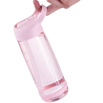 550ML 850ML 1000ML Plastmasas Āra Ūdens Pudeles ar Salmiņu Vāku BPA Free Pārgājieni, Kempings, Sporta Eco-friendly Dzeramais Kauss