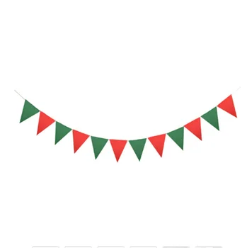 5GAB 12x17cm Krāsains Filca Banner Vītnes Dzimšanas dienu Stērste Vimpelis Baby Dušas Kāzu Vainags Karogi Partijas Apdare Piederumi
