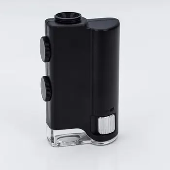 60X/100X Mobilo Telefonu Mikroskopu Ar Mobilo Telefonu Klipu Kabatas Palielināmo Stiklu, LED UV Gaismas Jade Identifikācijas