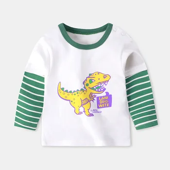 6Y Unisex Lielgabarīta T-krekls Zīdaiņiem ar garām Piedurknēm Zēns, Bērnu Apģērbu Toddler Meitene Bērniem Drēbes Pusaudzis Roupa Infantil Menina