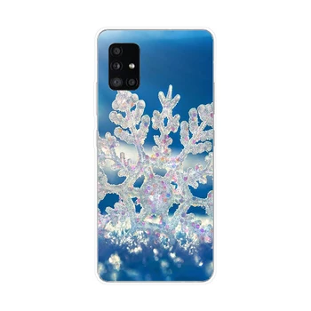 77SD Laimīgu Jauno Gadu Ziemassvētku Mīksta Silikona Tpu Vāciņu tālruņa Case for Samsung Galaxy A01 A10 A31 A40 A41 A51 A71 A70 2019