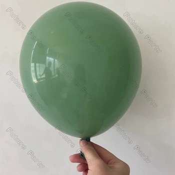 98pcs Zaļš Matēts Citrons Balonu Vainags Arch DIY Baby Dušas Apdare Dzīvnieku Modelis Ballon Dzimšanas dienas svinības Jubilejas Dekori