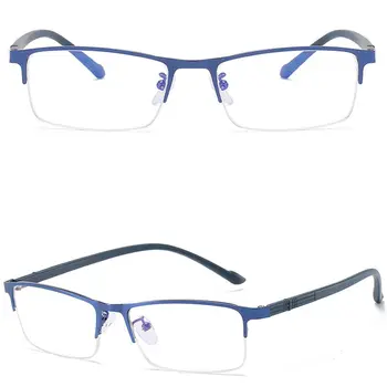 Acu Aizsardzība Puse Kadru Ultra Vieglo Portatīvo Rāmis Anti-Zila Gaisma Brilles Biznesa Lasīšanas Brilles Datoru Brilles