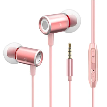 AI-YinRui In-Ear Austiņas 3.5 mm Metāla Versija Austiņas Ar Mic, Lai Xiaomi Huawei, Samsung, LG Mobilais Tālrunis