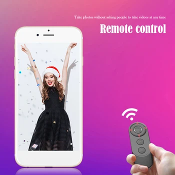 Android/IOS Mobilo Telefonu, Tālvadības pults Taimeris Selfie Foto Slēdža Bezvadu Kontroli, Bluetooth Tiktok Kameras Tālvadības